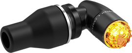 Pair of RIZOMA black light units with turn signals and holders, designed for motorcycle illumination and signaling.