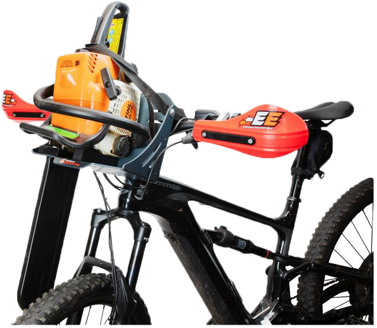 Bicycle Chainsaw Mount
