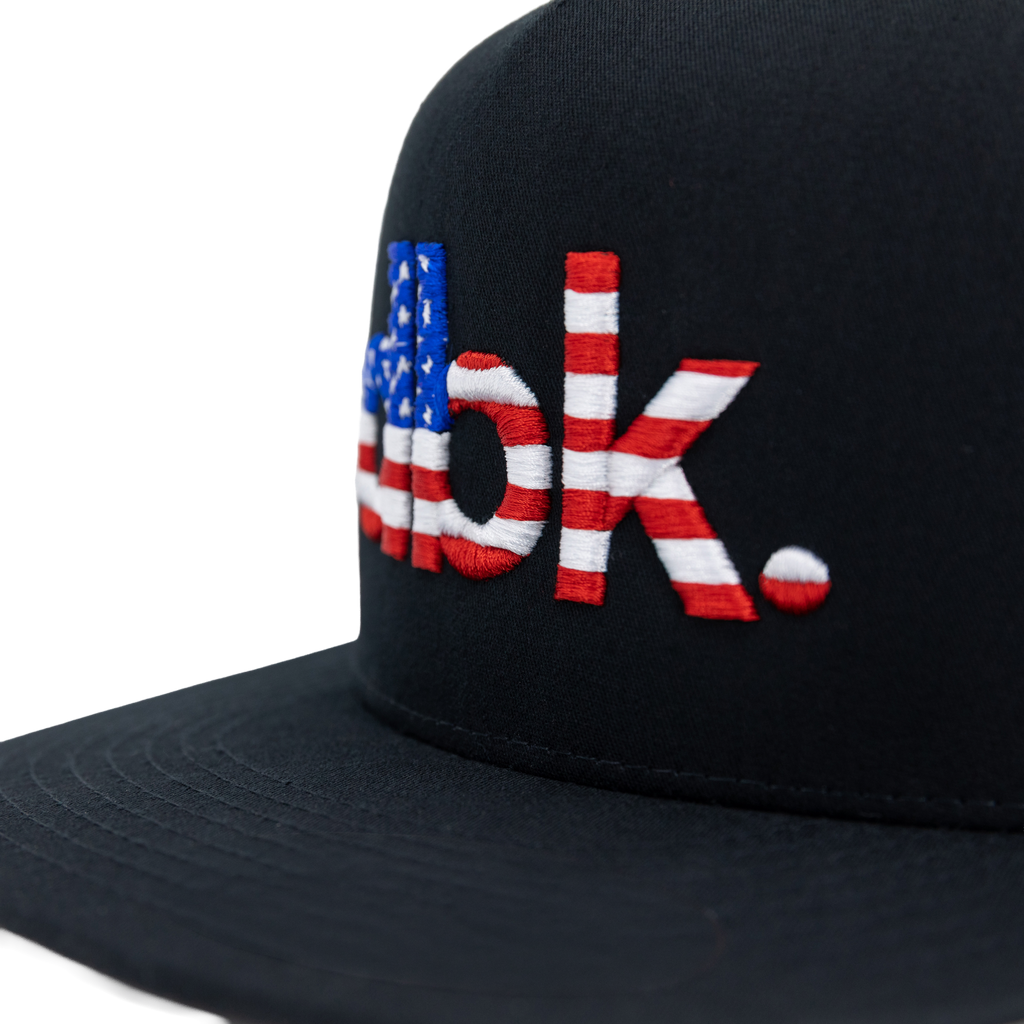 Basics Flag 2fifty Black Trucker Hat
