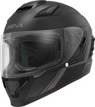 Load image into Gallery viewer, Stryker Full Face Helmet With Mesh Intercom Matte Black Sm
