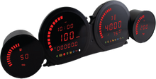 Load image into Gallery viewer, 4 Piece Red Led Gauges `14 22 Flht Flhx Fltr