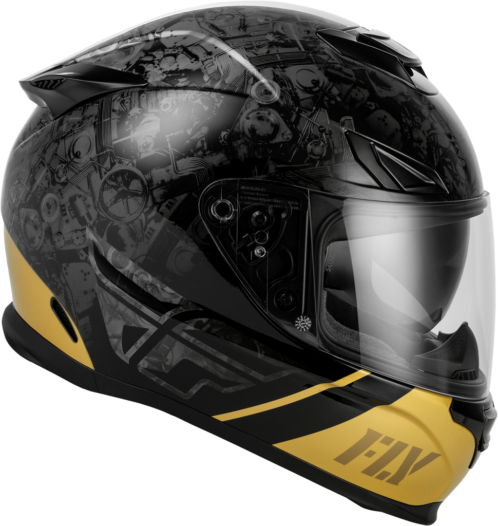 Sentinel Mech Helmet Black/Grey/Gold Xs