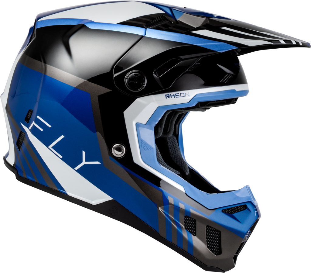 Youth Formula Cc Strike Helmet Black/Blue/Grey/White Yl