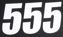 Load image into Gallery viewer, Number 5 White 6" 3/Pk