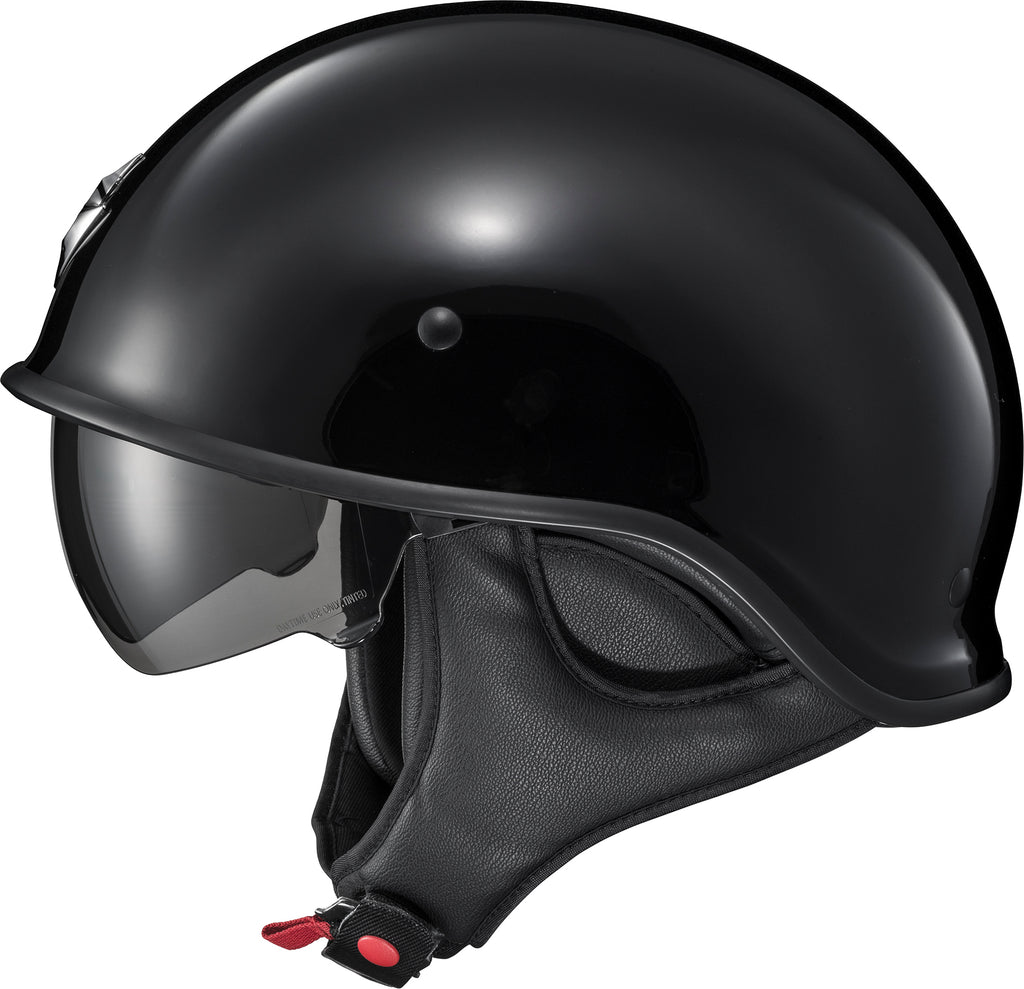 Exo C90 Open Face Helmet Gloss Black Sm