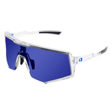 Load image into Gallery viewer, Sprocket Cycling Sunglass Crystal Clear Blue Mirror