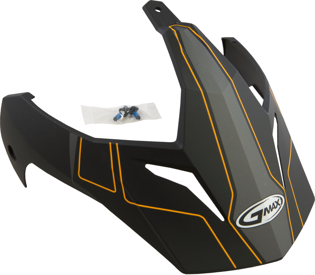 Visor W/Screws Expedition Matte Black/Hi Vis Orang Gm 11