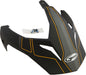 Visor W/Screws Expedition Matte Black/Hi Vis Orang Gm 11