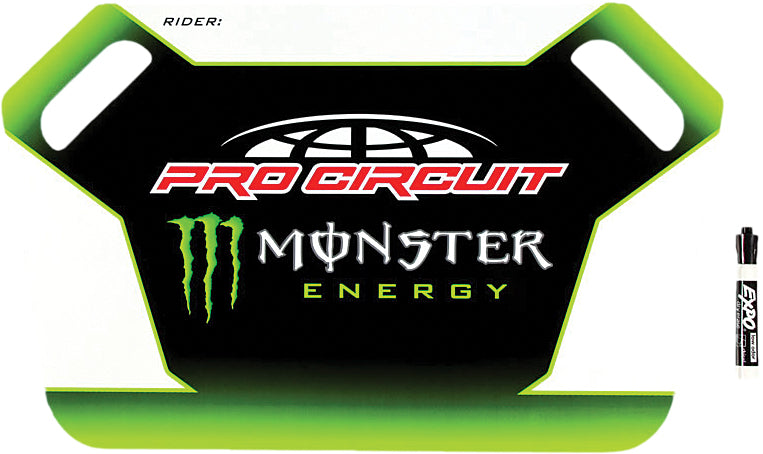 Monster Energy Pit Board W/Marker