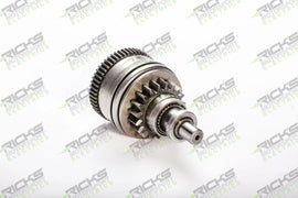 RICKS Starter Drive for vehicle starters, showing a close-up of the durable metal component with electrical connections.