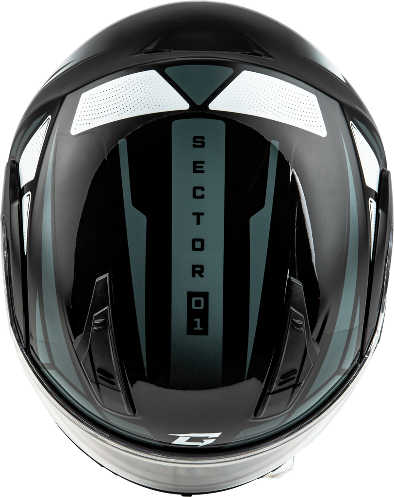 Md 04s Sector Snow Helmet W/ Electric Shield Blk/Silver Xs