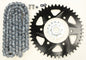Sprocket/Chain Kit Stl/Alu 15/45t Blk Rx3 520 114l Blk