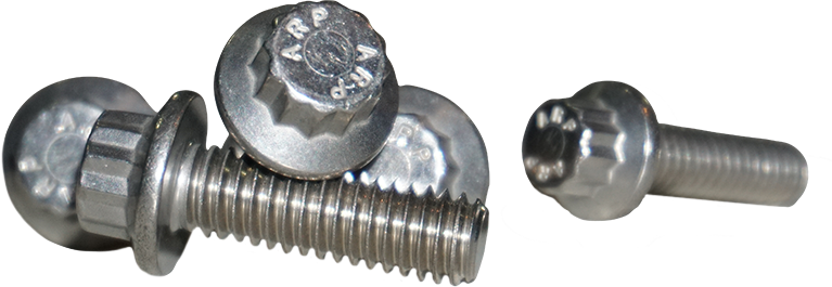12 Point Front Rotor Bolts Machined Finish  5/16 18x1