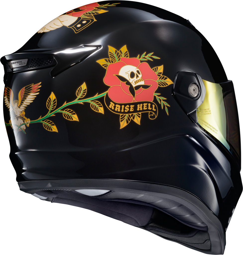 Covert Fx Full Face Helmet The Litas Gloss Black Md