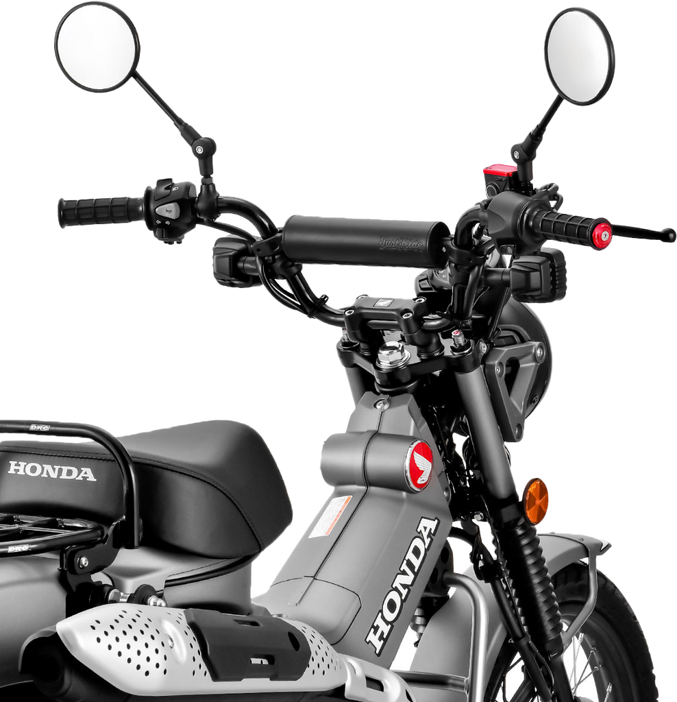 Handlebar Bar Pad Set 200mm Black Pad W/220mm Brace