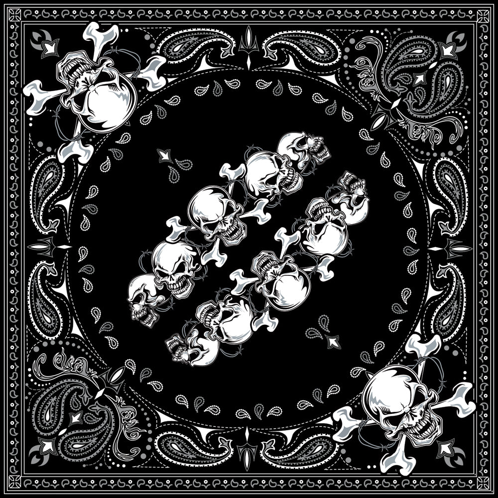 Bandanna Skull Row