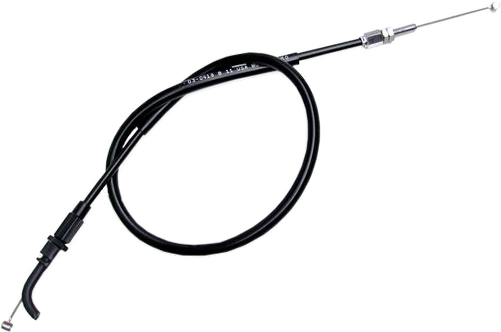 Black Vinyl Throttle Pull Cable