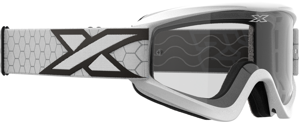 Flat Out Clear Goggle White/Black Clear