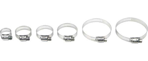 Stainless Steel Hose Clamps 13 32mm 10/Pk
