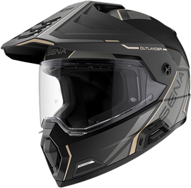 Outlander  Smart Ds Helmet Matte Black Sm