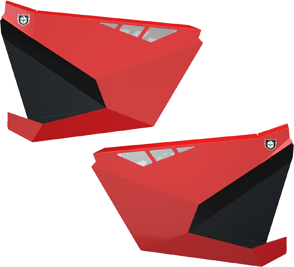 Rzr Pro Xp Doors Red Pol