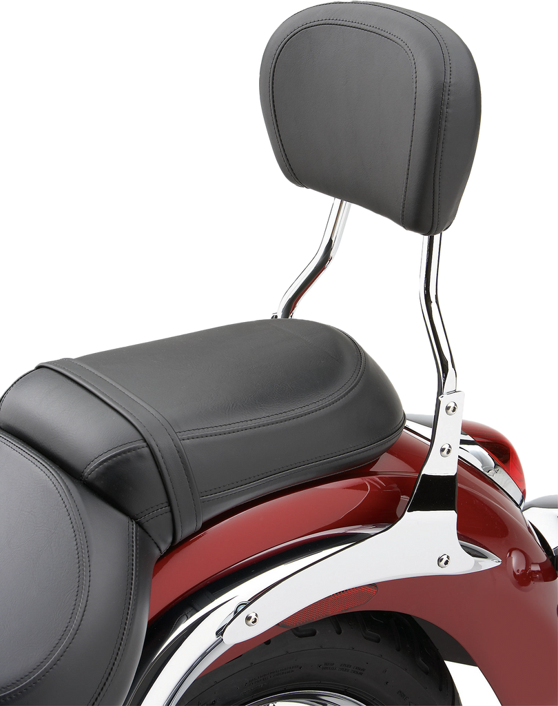 Short Round Sissy Bar W/Pad Chrome Volusia 800/C50/M50