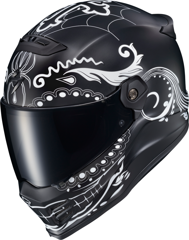 Covert Fx Full Face Helmet El Malo White/Matte Black Sm