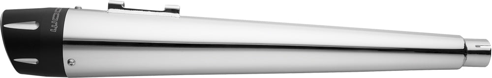 Combat Slip On 4.5" Chrome W/Black Tip `95 16 Flt/H
