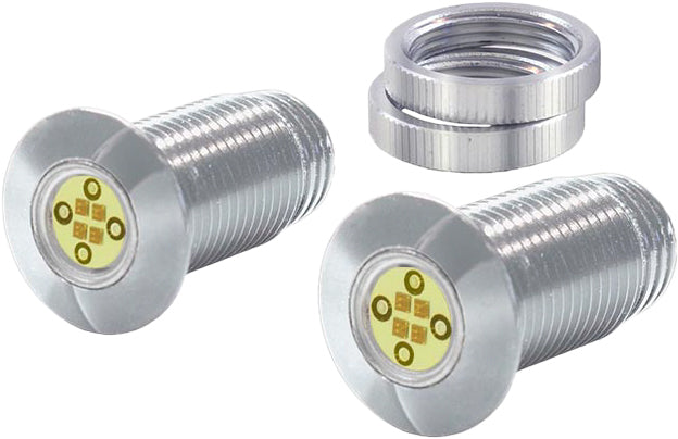 Lightning Boltz Whte/Amber Led Chrome