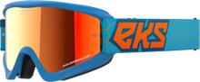 Load image into Gallery viewer, Flat Out Mirror Goggle Cyan/Flo Orange Red Mirror