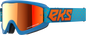 Flat Out Mirror Goggle Cyan/Flo Orange Red Mirror