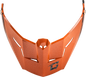 Md 74 Visor W/Screws Striker Blk/Grey/Orange Metal