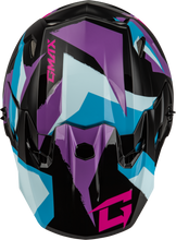 Load image into Gallery viewer, Mx 96 Splinter Helmet Black/Purple/Blue Sm