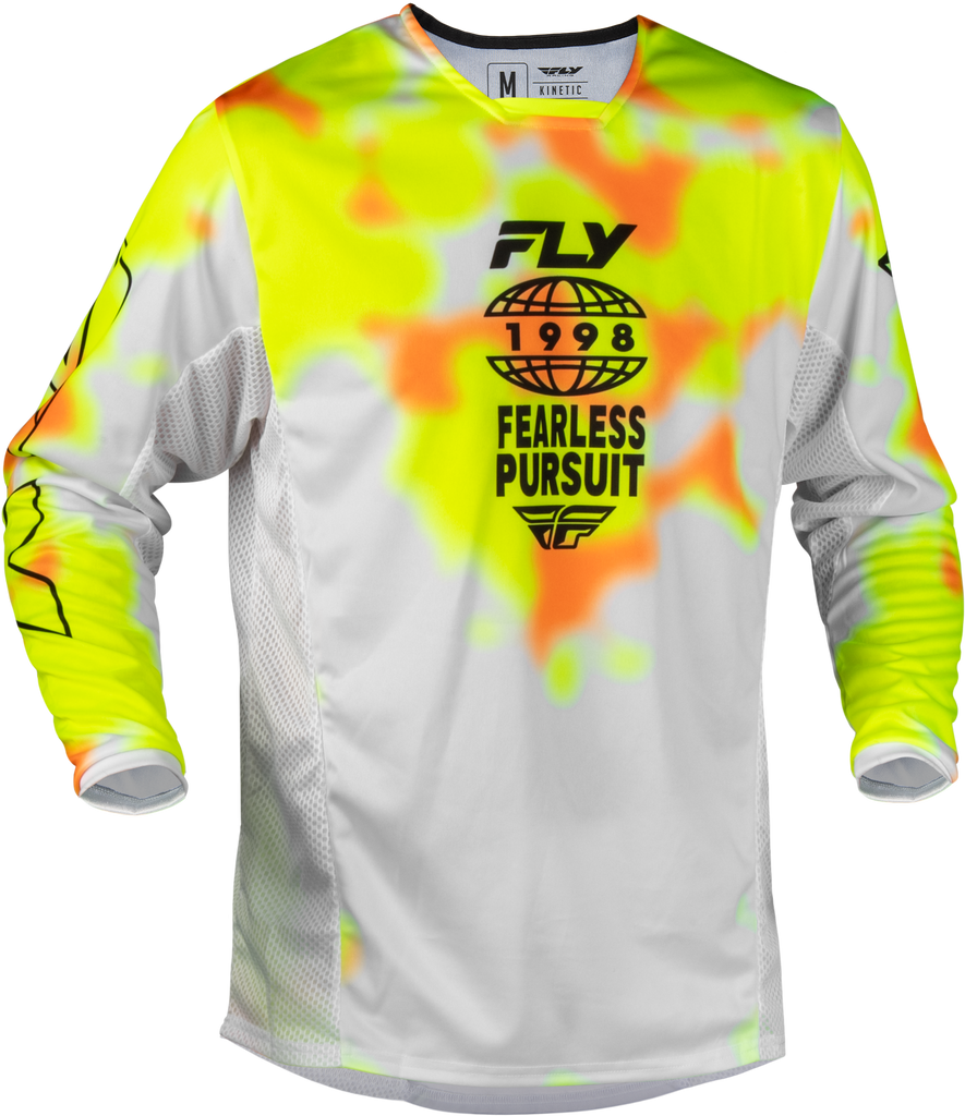Kinetic Blur Jersey White/Hi Vis/Orange Lg