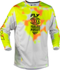 Kinetic Blur Jersey White/Hi Vis/Orange Xl