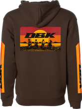 Load image into Gallery viewer, Sunday Stripe Yth Hoodie Brown Ym