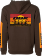 Sunday Stripe Yth Hoodie Brown Ym