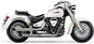 Blvd Slashcut Slip On Chrome Yam Roadstar 1600/700 99 14