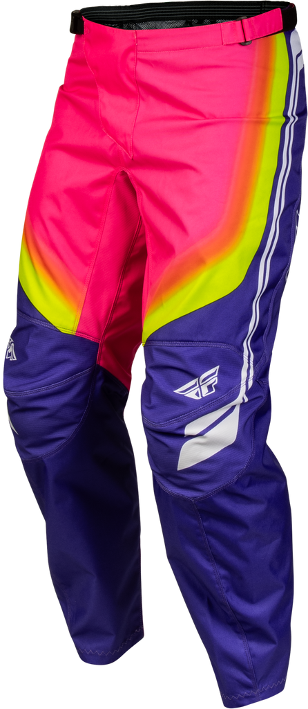 F 16 Raze Pants Purple/Pink/Yellow Sz 44