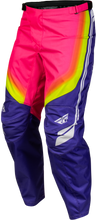 Load image into Gallery viewer, F 16 Raze Pants Purple/Pink/Yellow Sz 28