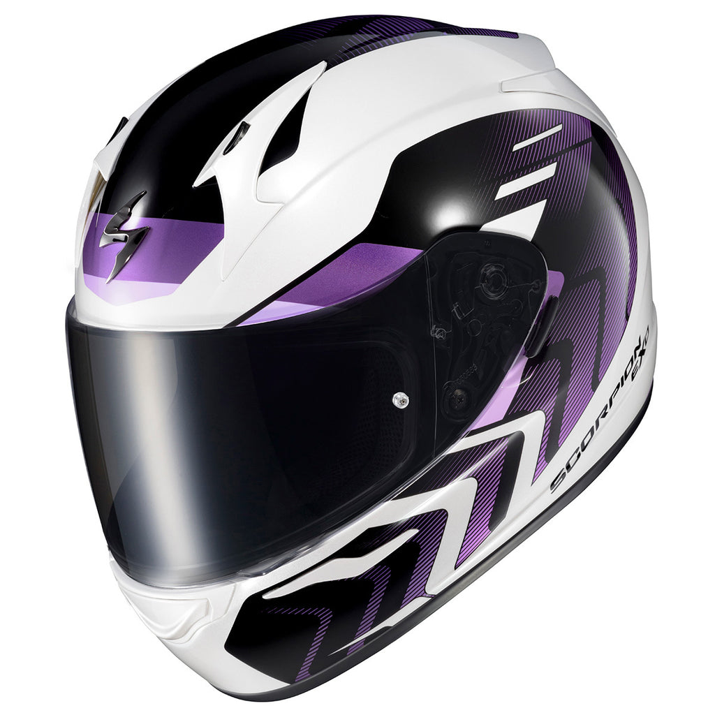 Exo R320 Full Face Helmet Alchemy White/Purple Lg