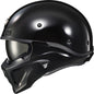 Covert X Open Face Helmet Gloss Black 2x