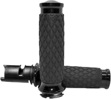 Load image into Gallery viewer, Diamond Contour Black Twist Grip