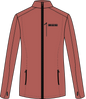 Performance Fleece Zip Up Terracotta 2x