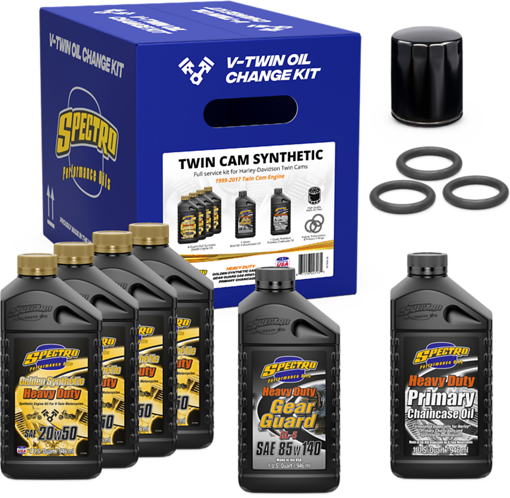 V Twin Full Oil Service Kit Tc Synthetic