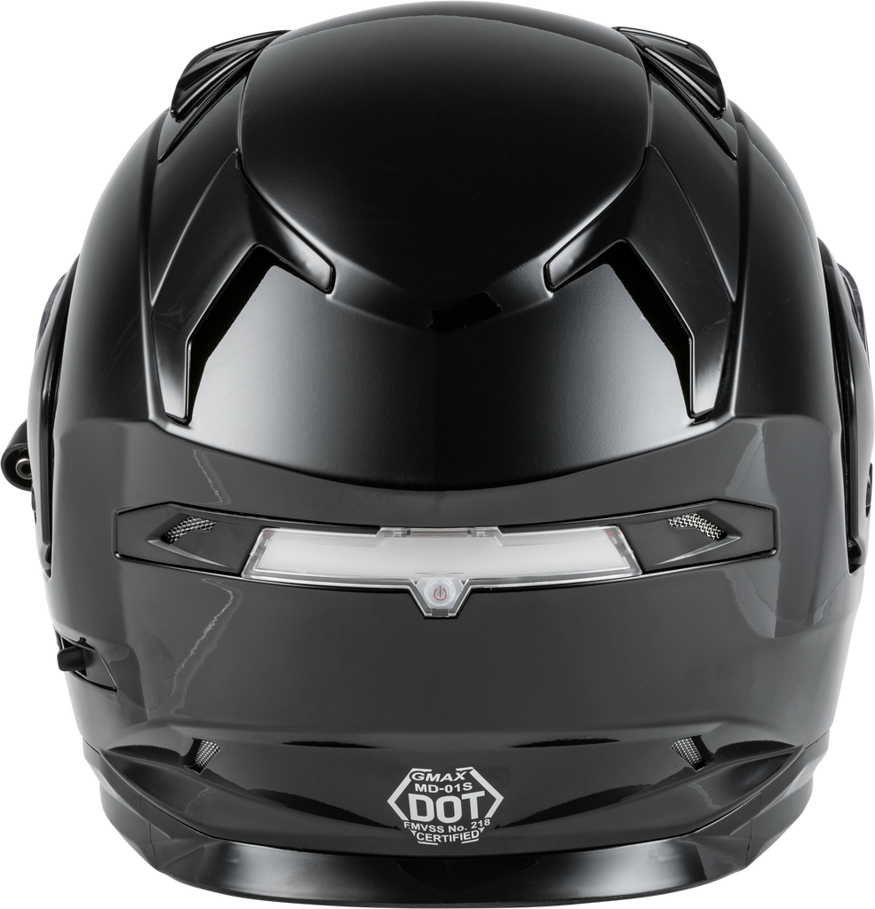 Md 01s Modular Snow Helmet W/Electric Shield Black Xs