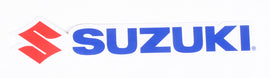 12-inch Suzuki decal sheet featuring D-COR graphics and decals for motorcycle customization.
