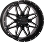 St7 Wheel 20x9 5+4 (0mm) 4/137 & 4/156 Gloss Blk Milled