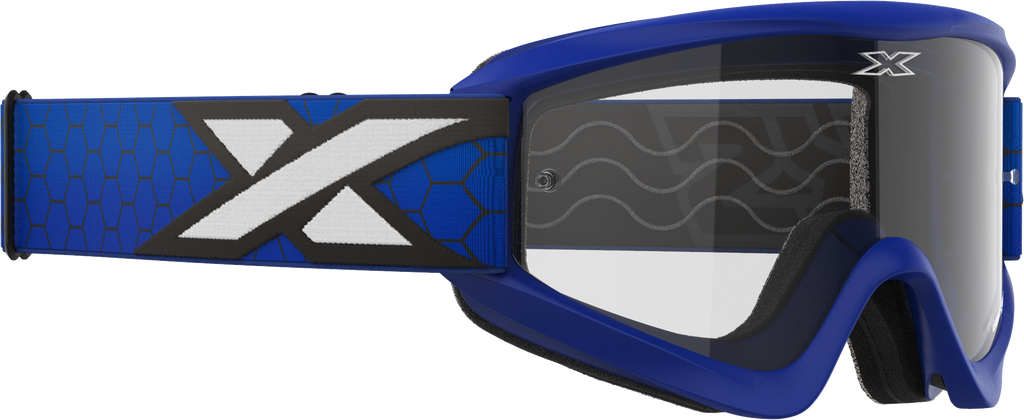Flat Out Clear Goggle Royal Blue Clear