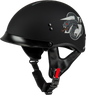 Hh 65 Drk1 Helmet W/ Peak Matte Black/Grey Xl